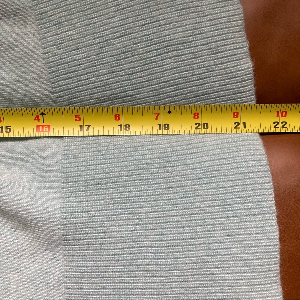 🇮🇹 Bartolini Italy Cashmere Silk Wool Blend Sweater Sage Minimalist Luxury M - Picture 5 of 7